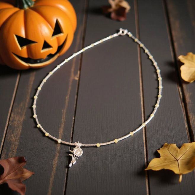 #halloween #handmade #jewelry #sunflower